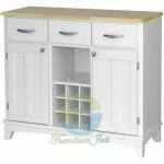 Jual Buffet Kayu Warna Putih Kode ( TFI 597 )